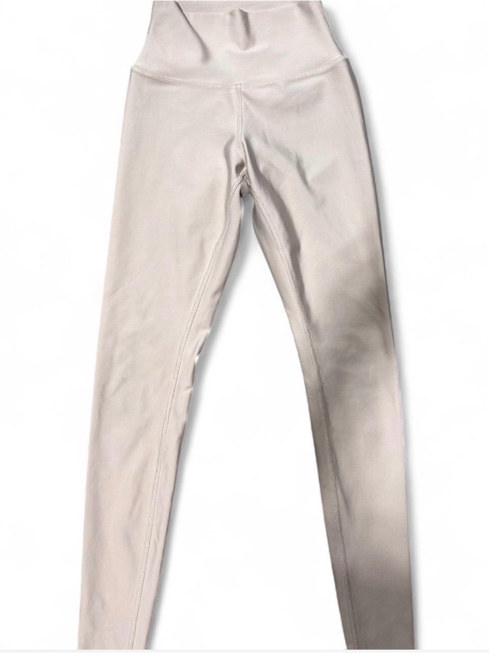 ALO Yoga High-Waist Leggings in Light Taupe